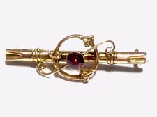 9ct gold garnet for sale  ROGART