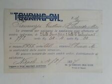 Cartolina touring oil usato  Roma