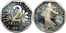 Francs semeuse 1991 d'occasion  Sens