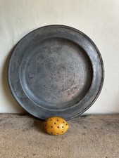 Antique pewter charger for sale  Somonauk