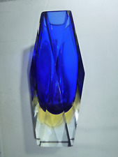 Murano blockvase somerso gebraucht kaufen  Mühltal