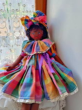 Black cloth doll d'occasion  Expédié en Belgium
