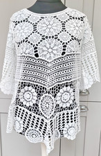 Ladies crocheted white for sale  MANCHESTER