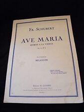 Sheet Music Ave Maria by Schubert Large Size comprar usado  Enviando para Brazil