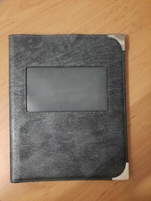 Speisekarten leder grau gebraucht kaufen  Vitte