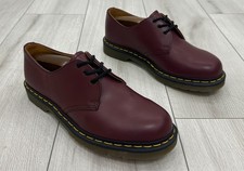 Oxfords de couro Dr. Martens 1461 vermelho cereja liso AW004 - Tamanho masculino: EUA 8 comprar usado  Enviando para Brazil