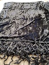 Black reversible fringed for sale  LYDNEY