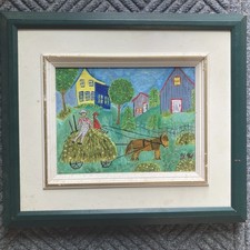 Vintage painting canvas for sale  Tavares