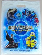 Sacola de plástico Universal Parks Resorts Minions Harry Potter Jurassic comprar usado  Enviando para Brazil