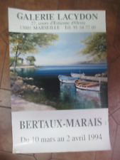 Affiche exposition bertaux d'occasion  Marseille I