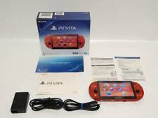 Console PlayStation PS Vita PCH-2000 ZA26 vermelho metálico Wi-Fi Sony Japão comprar usado  Enviando para Brazil