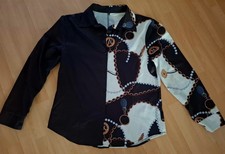 Bluse schwarz muster gebraucht kaufen  Neustadt in Sachsen