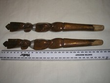 vintage carved figure bottle stopper for sale  GRIMSBY