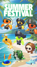 Festival de Verão | Capitão de algas, amigo do coco | Adote de mim - Barato e rápido comprar usado  Brasil 
