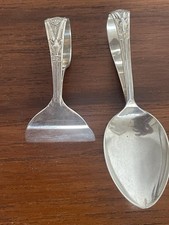 Silver spoon pusher for sale  LONDON
