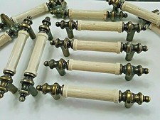 Vtg brass wooden for sale  Stover