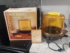 Antiga Máquina de Pipoca West Bend Butter-Matic Elétrica 4 Qt Mod 25467 com Caixa, usado comprar usado  Enviando para Brazil