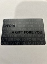 Fore gift card for sale  Fort Myers