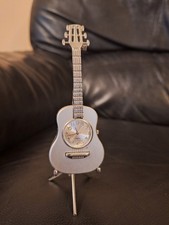 Silver guitar shaped for sale  STOURPORT-ON-SEVERN