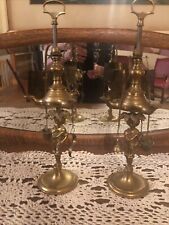Antique brass pair for sale  Goddard