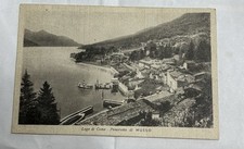 Cartolina lago como usato  Genova