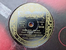 GUY LOMBARDO - Need You / While The Angelus Was Ringing 78 rpm disc comprar usado GUY LOMBARDO - Need You / While The Angelus Was Ringing 78 rpm disc comprar usado  Enviando para Brazil