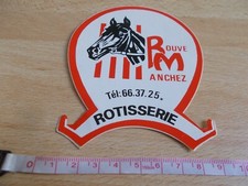 Autocollant vintage rotisserie d'occasion  Toulon-