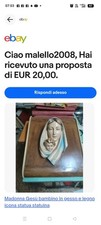 Icone gesù madonna usato  Cosenza