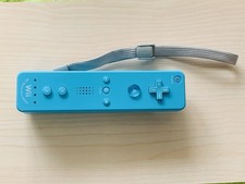 Controle remoto Nintendo OEM Wii Plus Wiimote com MotionPlus ~ Autêntico ~ Azul ~ RVL-036 comprar usado  Enviando para Brazil