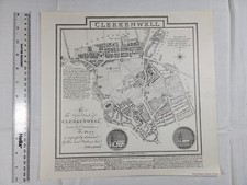 Plan maps clerkenwell for sale  HALESWORTH