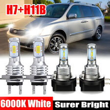 Lâmpadas combo de farol alto baixo feixe para Kia Sportage 2011-2016 kit H7 H11B LED comprar usado  Enviando para Brazil