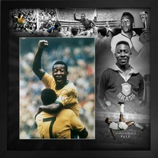 Signed framed pele for sale  HOUGHTON LE SPRING
