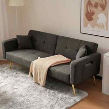 Fabric sofa bed for sale  RUGBY