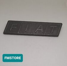 Scritta Fregio Logo Badge Nero Fiat Ricambi Auto Originali D'Epoca VINTAGE   comprar usado  Enviando para Brazil