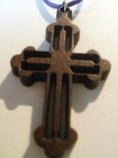 Gargantilha de colar pingente estilo gótico cruz de madeira  comprar usado  Enviando para Brazil