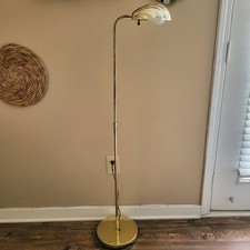 Lâmpada de latão vintage Art Deco Hollywood Regency MCM concha estilo farmácia comprar usado  Enviando para Brazil