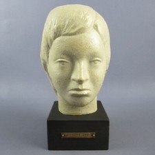Scultura testa litoceramica usato  Inverigo