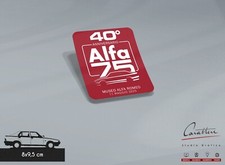 Adesivo celebrativo alfa usato  Misterbianco
