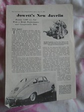 Jowett javelin garage for sale  KINGS LANGLEY