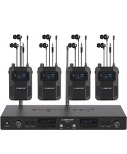 Sistema de monitor intra-auricular sem fio Phenyx Pro PTM-22 UHF 4 bodypacks 1 receptor comprar usado  Enviando para Brazil