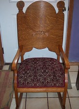 Quartersawn oak carved for sale  Joplin