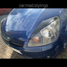 C.M.S Design Black Plastic Eyebrows to fit FORD FIESTA MK6 Face Lift Eyelids/ST/ comprar usado  Enviando para Brazil