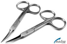 2x Tesoura para Unhas 3,5"" Cuidado com Cutículas Pinça Manicure Curvada 9 cm NATRA Alemanha comprar usado  Enviando para Brazil