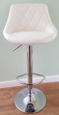White chrome swivel for sale  GRAVESEND