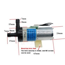 370 Self Priming Diaphragm Pump Water Suction Pressure Pump 5V 6V 12V Low Noise comprar usado  Enviando para Brazil