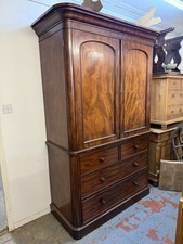 victorian linen press for sale  REIGATE