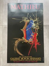Mathieu affiche originale d'occasion  Moutiers-les-Mauxfaits