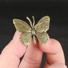 Estatueta borboleta bronze puro ornamento miniatura chá animal de estimação inseto estátua brinquedo artesanal comprar usado  Enviando para Brazil