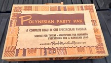 Kit Luau Vintage Pacote de Festa Polinésia Paul Marshall Criação Na Caixa Original  comprar usado  Enviando para Brazil