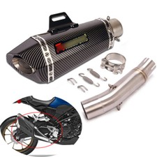 Pontas de escape silenciador 51 mm tubo link médio 345 mm para Honda CB300R CB250R 2018-2025, usado comprar usado  Enviando para Brazil